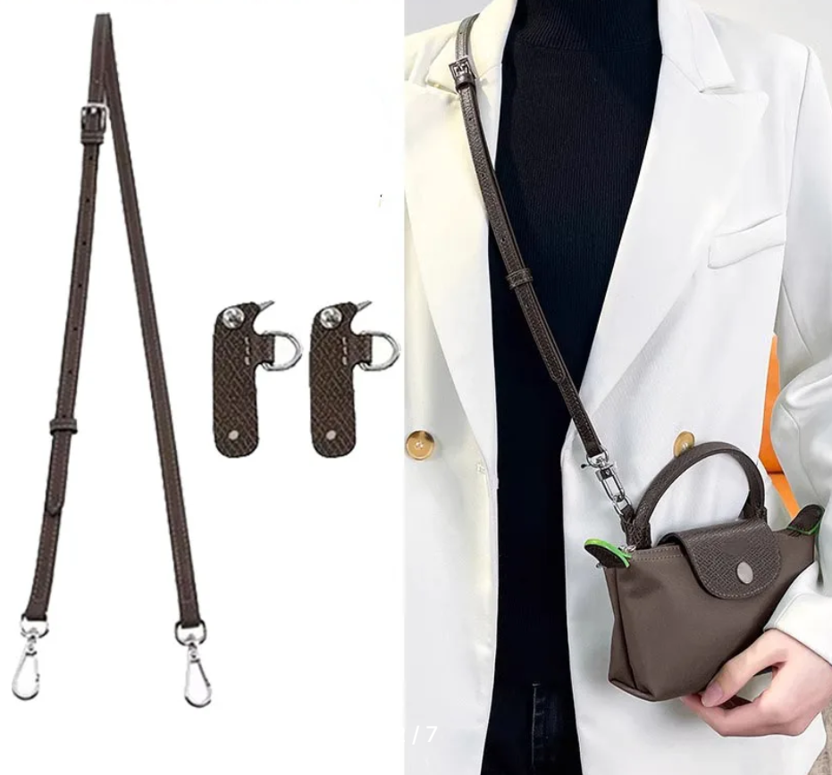 Leather Replacement Crossbody Bag Strap Fit for Longchamp